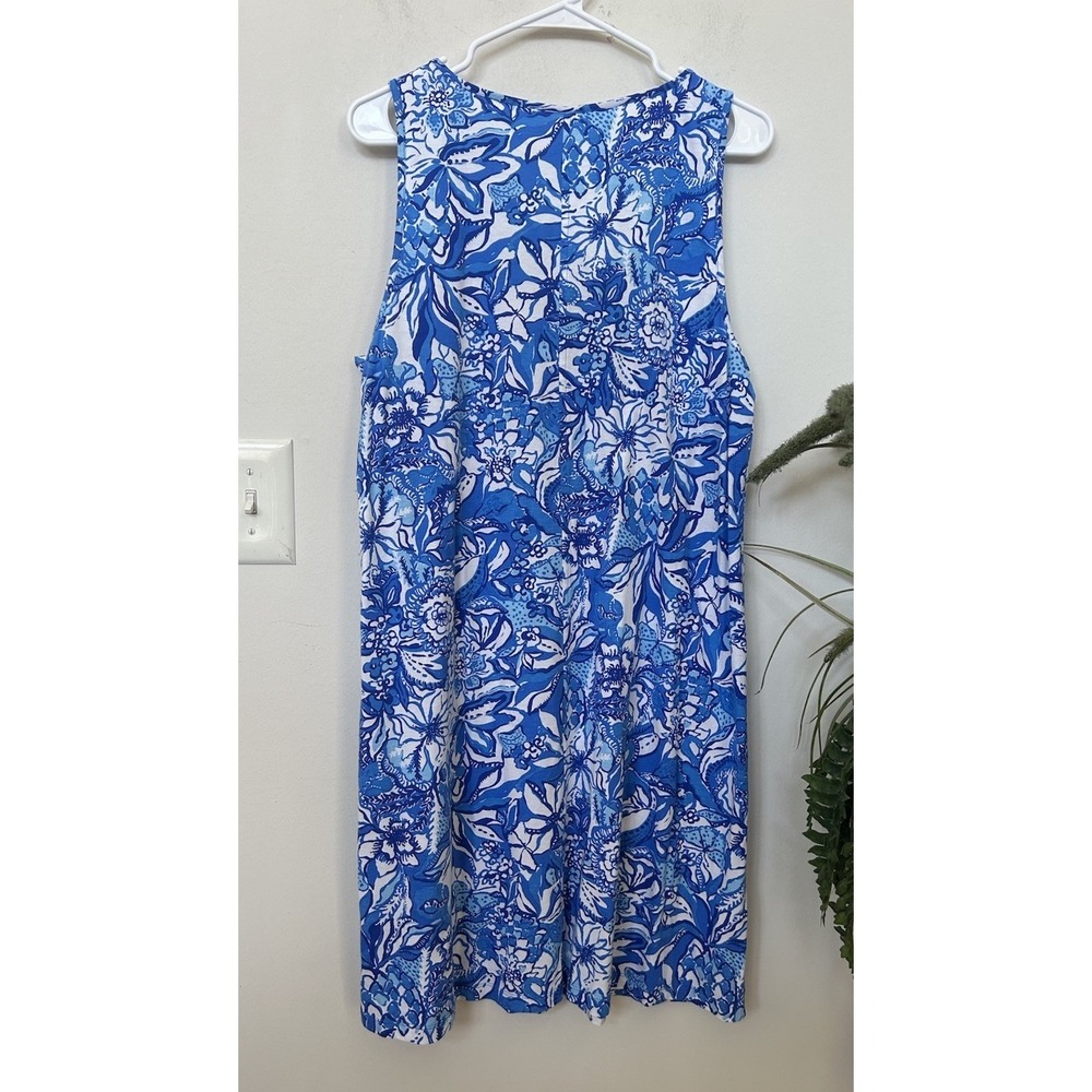 New Lilly Pulitzer Lela Henley Tank Dress Breathable Resort Vibrant Size XL - Picture 3 of 6
